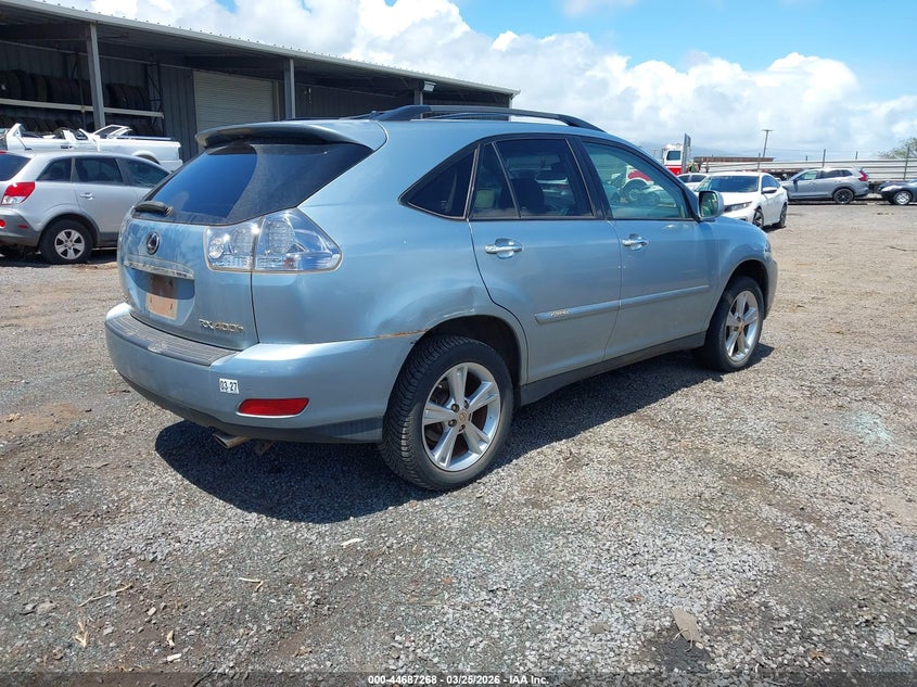 2008 Lexus Rx VIN JTJGW31U082006152 IAAI salvage auction — FRESH WATER, Salvage (Hawaii), sold $125 on 2026-07-28 (photo 4)