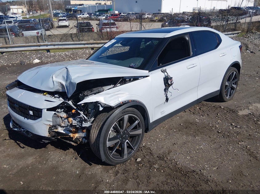 2022 Polestar 2 VIN LPSED3KA7NL055819 IAAI salvage auction — FRONT END, Salvage (Pennsylvania), sold $4,100 on 2026-07-30 (photo 2)