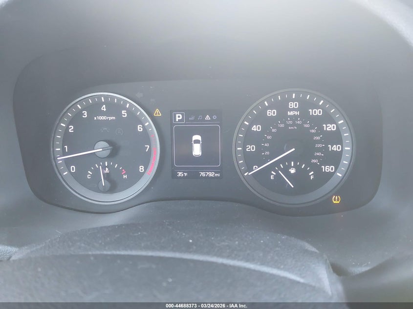 2018 Hyundai Tucson VIN KM8J33A42JU727001 IAAI salvage auction — FRONT END, Wait Title, sold $3,050 on 2026-07-06 (photo 7)