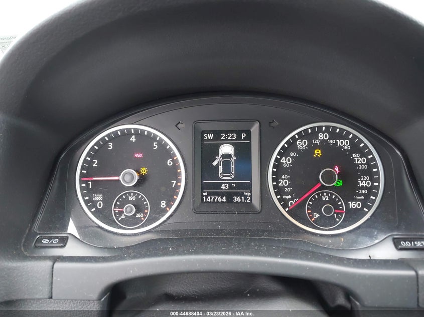 2014 Volkswagen Tiguan VIN WVGBV3AX5EW572186 IAAI salvage auction — SIDE, Salvage (Idaho), sold $450 on 2026-07-07 (photo 7)