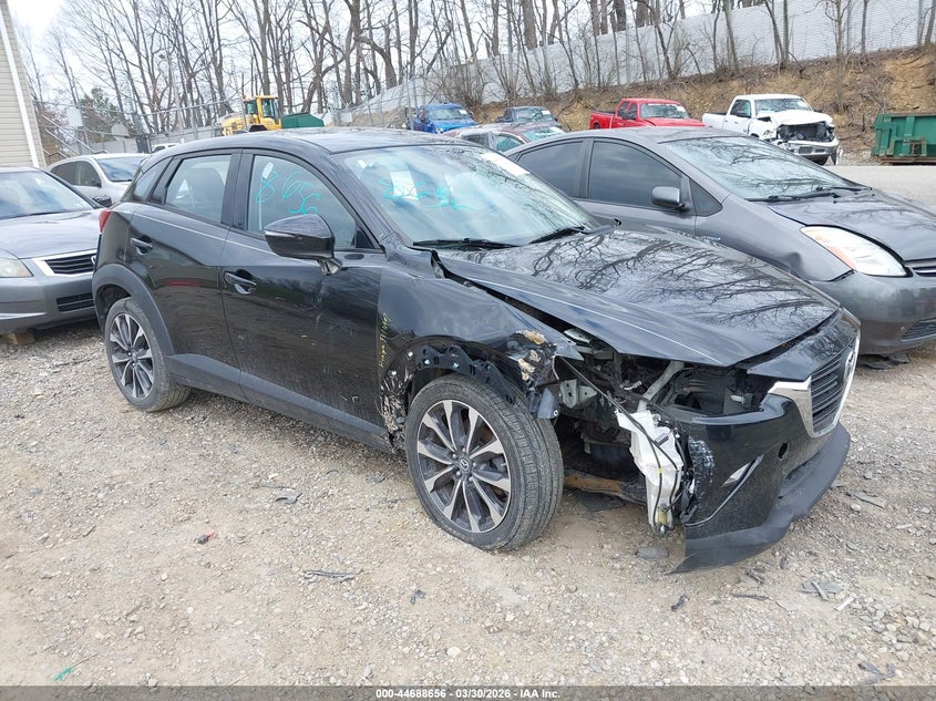 2019 Mazda Cx-3 VIN JM1DKFC79K0412086 IAAI salvage auction — RIGHT FRONT, Wait Title, sold $3,000 on 2026-07-29 (photo 1)