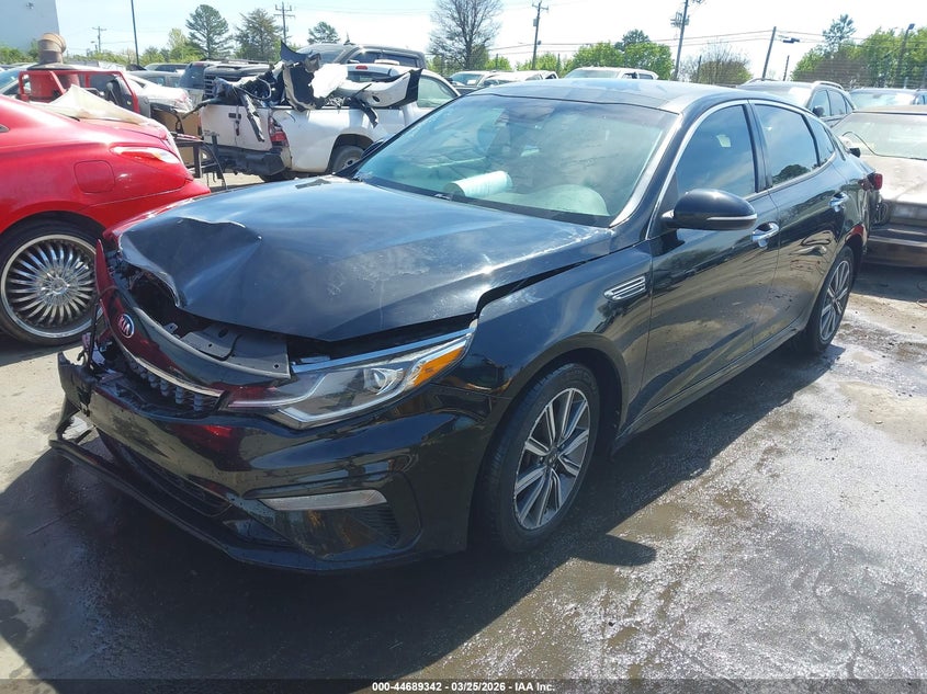 2019 Kia Optima VIN 5XXGT4L38KG300518 IAAI salvage auction — RIGHT SIDE, Wait Title, sold $1,200 on 2026-07-13 (photo 2)