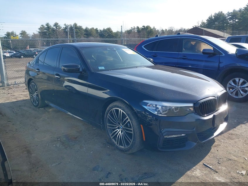 2018 BMW 5er VIN WBAJE7C56JWD52813 IAAI salvage auction — REAR END, Salvage (Massachusetts), sold $15,900 on 2026-07-09 (photo 1)