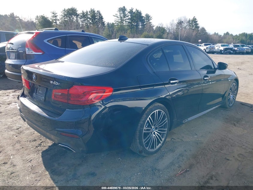 2018 BMW 5er VIN WBAJE7C56JWD52813 IAAI salvage auction — REAR END, Salvage (Massachusetts), sold $15,900 on 2026-07-09 (photo 4)