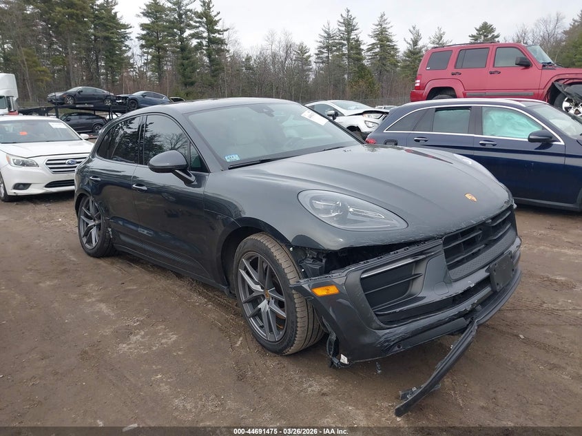2023 Porsche Macan VIN WP1AA2A57PLB16813 IAAI salvage auction — FRONT END, Salvage (Massachusetts), sold $27,125 on 2026-07-17 (photo 1)