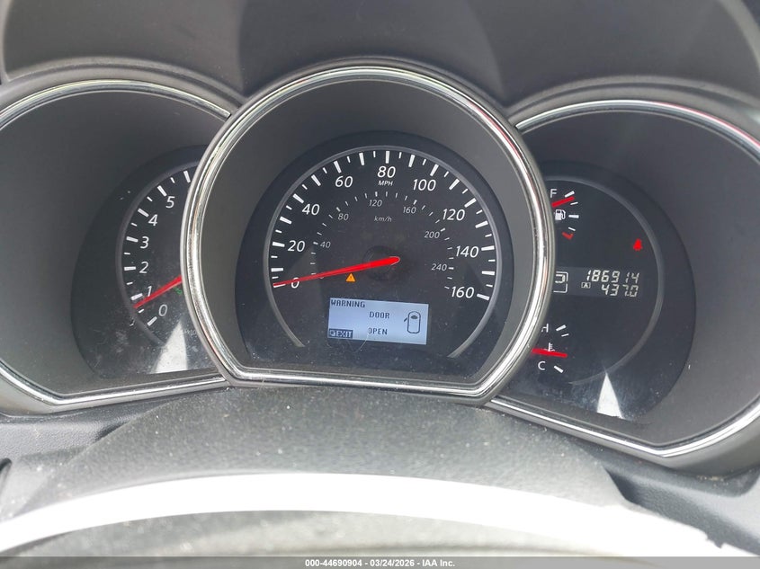 2014 Nissan Murano VIN JN8AZ1MU8EW401446 IAAI salvage auction — RIGHT REAR, Wait Title, sold $500 on 2026-07-22 (photo 7)