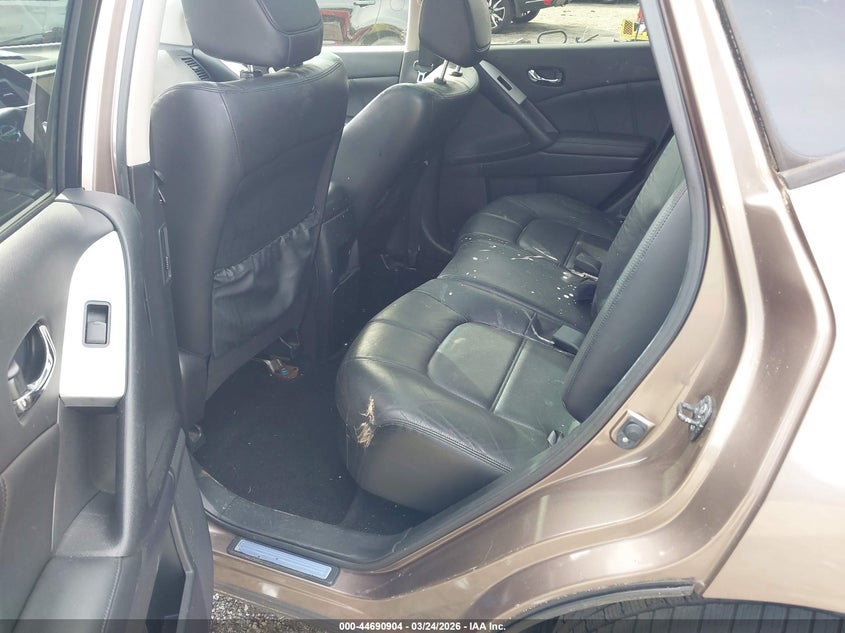 2014 Nissan Murano VIN JN8AZ1MU8EW401446 IAAI salvage auction — RIGHT REAR, Wait Title, sold $500 on 2026-07-22 (photo 8)