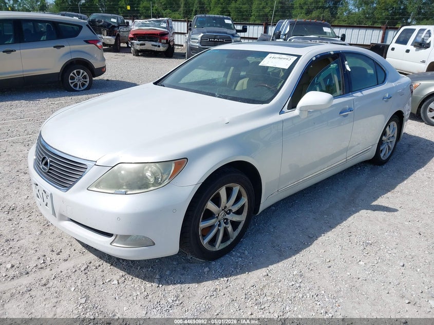2009 Lexus Ls 460 VIN JTHCL46FX95002327 IAAI salvage auction — RIGHT SIDE, Clear (Montana), sold $1,225 on 2026-07-20 (photo 2)