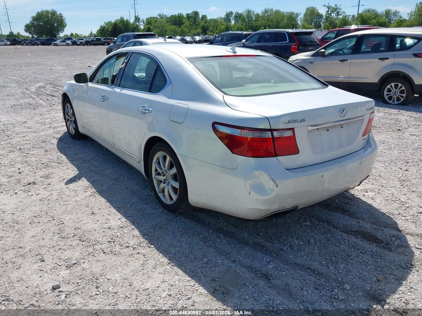 2009 Lexus Ls 460 VIN JTHCL46FX95002327 IAAI salvage auction — RIGHT SIDE, Clear (Montana), sold $1,225 on 2026-07-20 (photo 3)