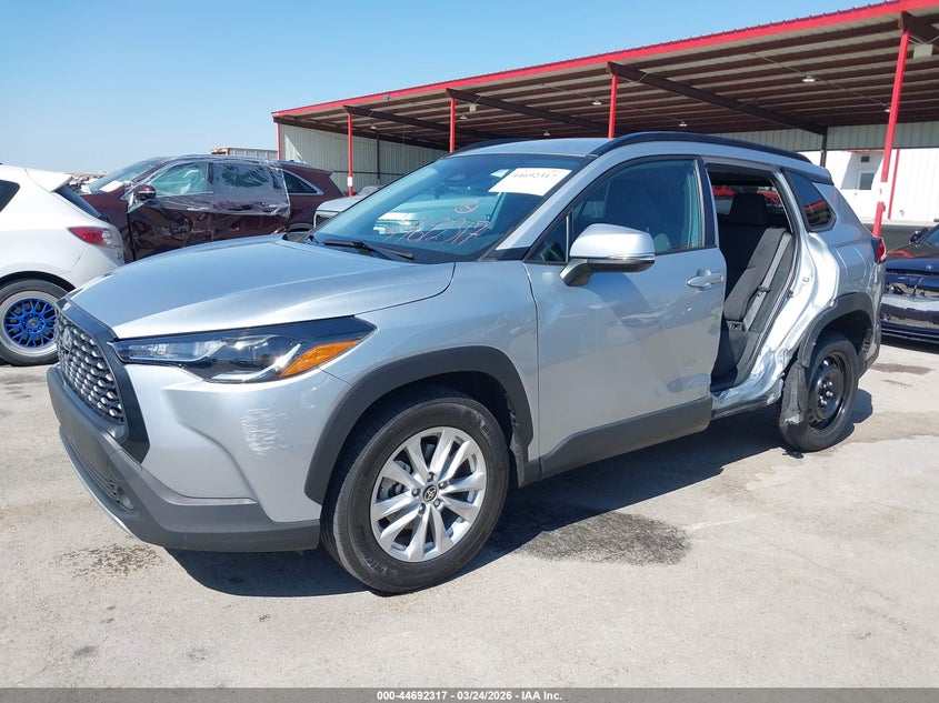2023 Toyota Corolla cross VIN 7MUCAAAG7PV048345 IAAI salvage auction — LEFT SIDE, Original (Texas), sold $11,450 on 2026-09-04 (photo 2)
