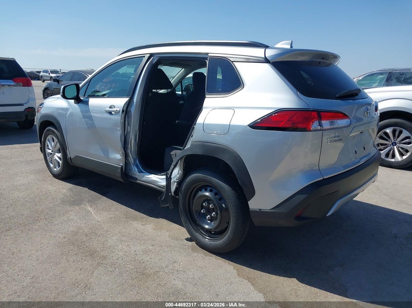 2023 Toyota Corolla cross VIN 7MUCAAAG7PV048345 IAAI salvage auction — LEFT SIDE, Original (Texas), sold $11,450 on 2026-09-04 (photo 3)