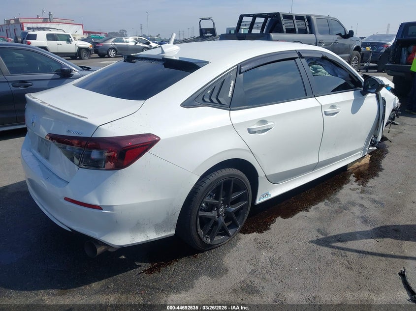 2025 Honda Civic VIN 2HGFE2F59SH526282 IAAI salvage auction — FRONT END, Salvage (California), sold $5,275 on 2026-07-24 (photo 4)