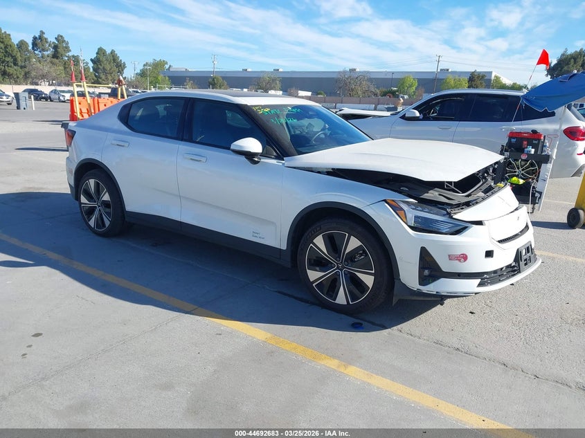 2024 Polestar 2 VIN YSMFD3KA9RL225037 IAAI salvage auction — FRONT END, Wait Title, sold $6,800 on 2026-07-27 (photo 1)