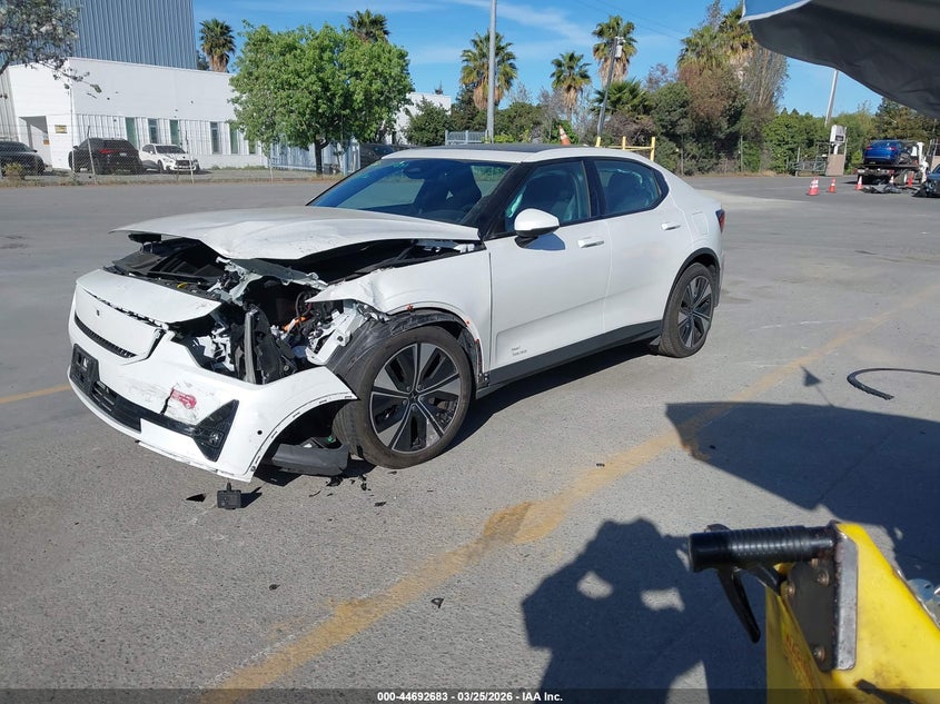 2024 Polestar 2 VIN YSMFD3KA9RL225037 IAAI salvage auction — FRONT END, Wait Title, sold $6,800 on 2026-07-27 (photo 2)