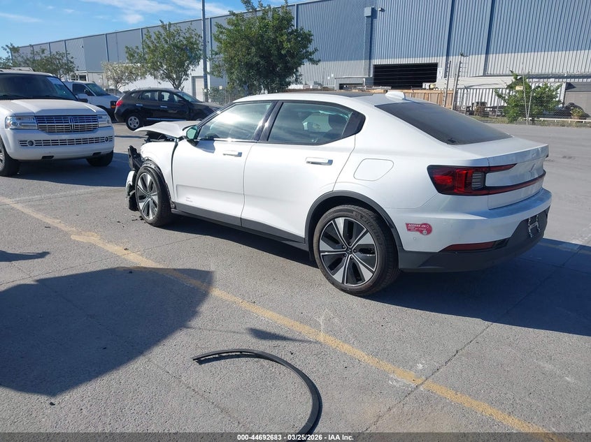 2024 Polestar 2 VIN YSMFD3KA9RL225037 IAAI salvage auction — FRONT END, Wait Title, sold $6,800 on 2026-07-27 (photo 3)