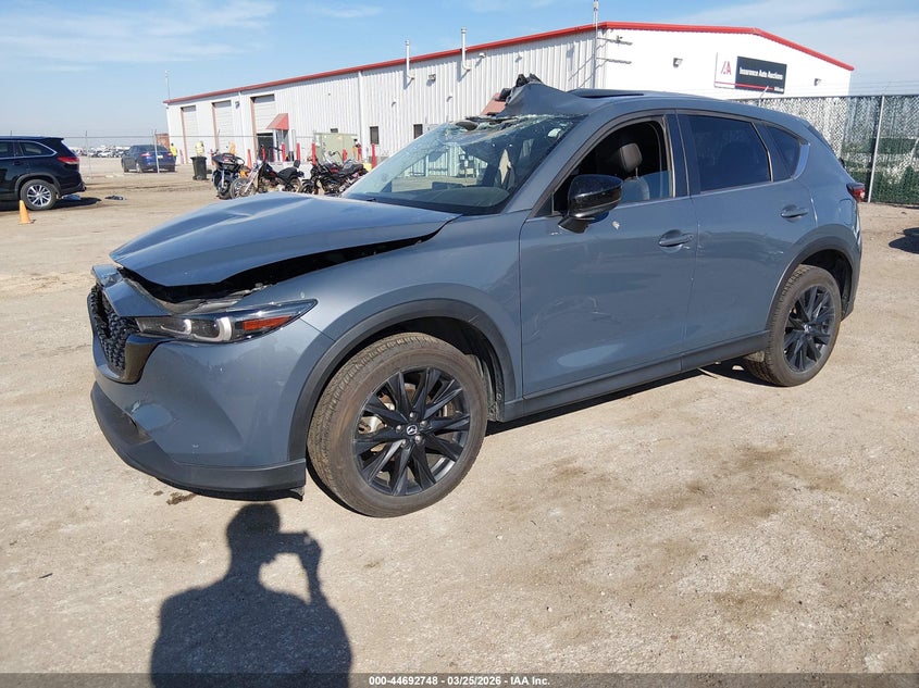 2023 Mazda Cx-5 VIN JM3KFBCM2P0138058 IAAI salvage auction — ROOF, Salvage (Kansas), sold $5,350 on 2026-07-10 (photo 2)
