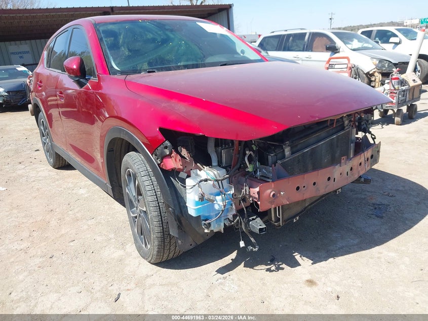 2022 Mazda Cx-5 VIN JM3KFBEM4N0611064 IAAI salvage auction — FRONT END, Clear (Oklahoma), sold $7,000 on 2026-07-24 (photo 1)