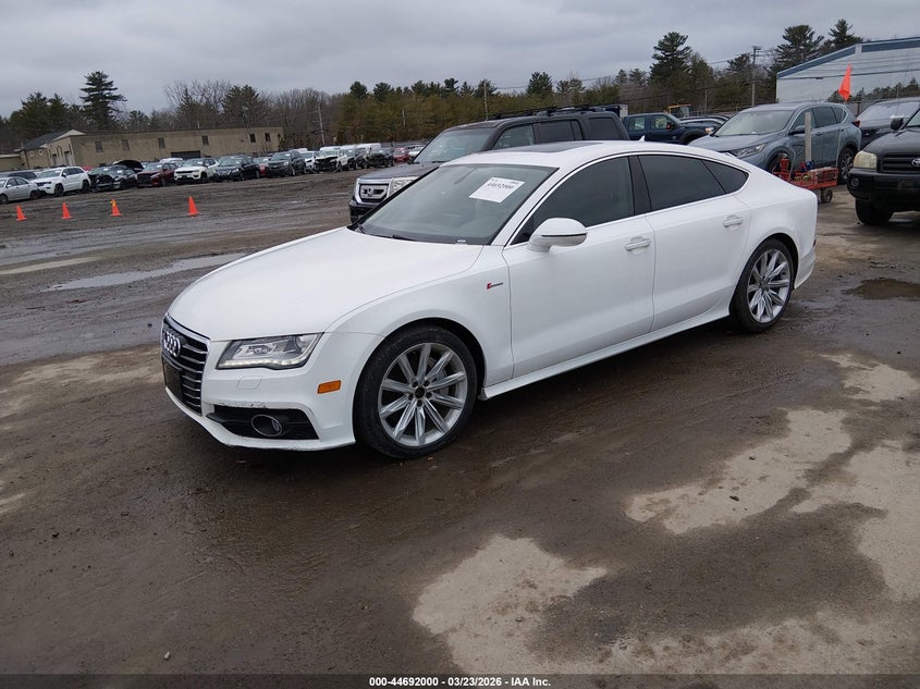 2014 Audi A7 VIN WAU2GAFC1EN146328 IAAI salvage auction — FRONT END, Wait Title, sold $1,300 on 2026-07-22 (photo 2)