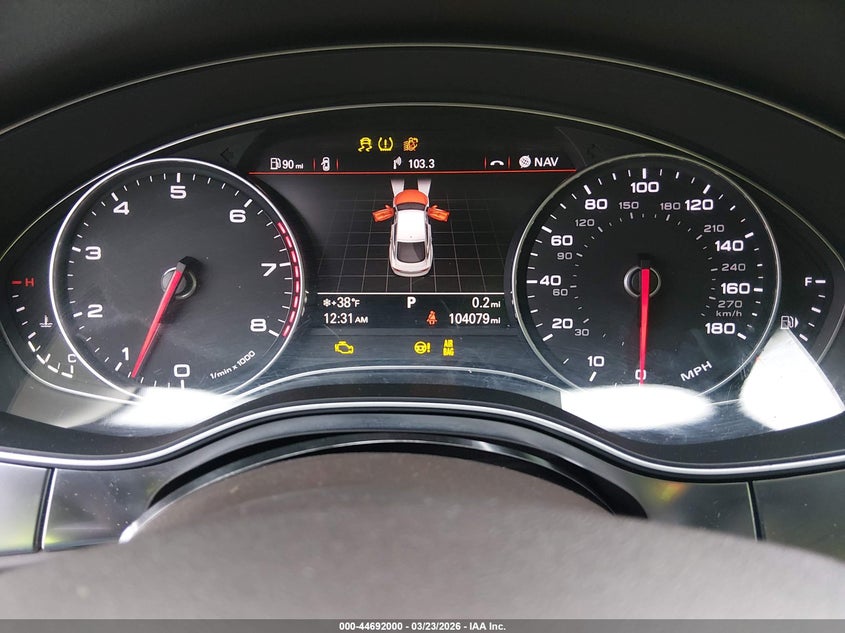 2014 Audi A7 VIN WAU2GAFC1EN146328 IAAI salvage auction — FRONT END, Wait Title, sold $1,300 on 2026-07-22 (photo 7)