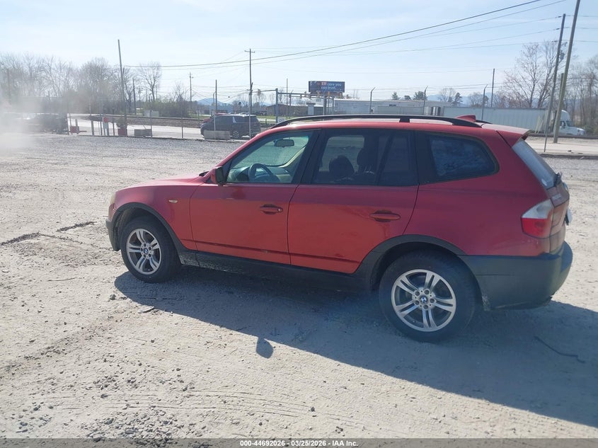 2005 BMW X3 VIN WBXPA93445WD07888 IAAI salvage auction — NORMAL WEAR, Clear (Michigan), sold $400 on 2026-07-31 (photo 3)