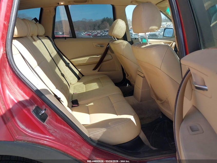 2005 BMW X3 VIN WBXPA93445WD07888 IAAI salvage auction — NORMAL WEAR, Clear (Michigan), sold $400 on 2026-07-31 (photo 8)