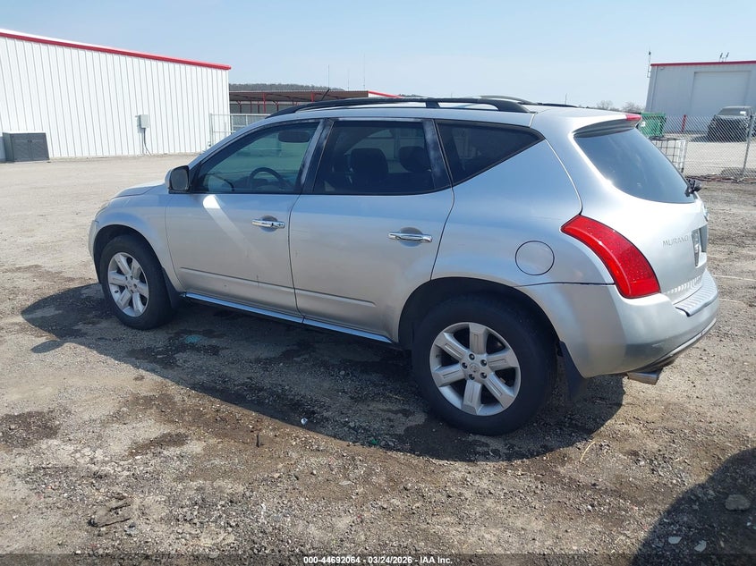2007 Nissan Murano VIN JN8AZ08T87W500217 IAAI salvage auction — RIGHT FRONT, Clear (Oklahoma), sold $500 on 2026-07-07 (photo 3)