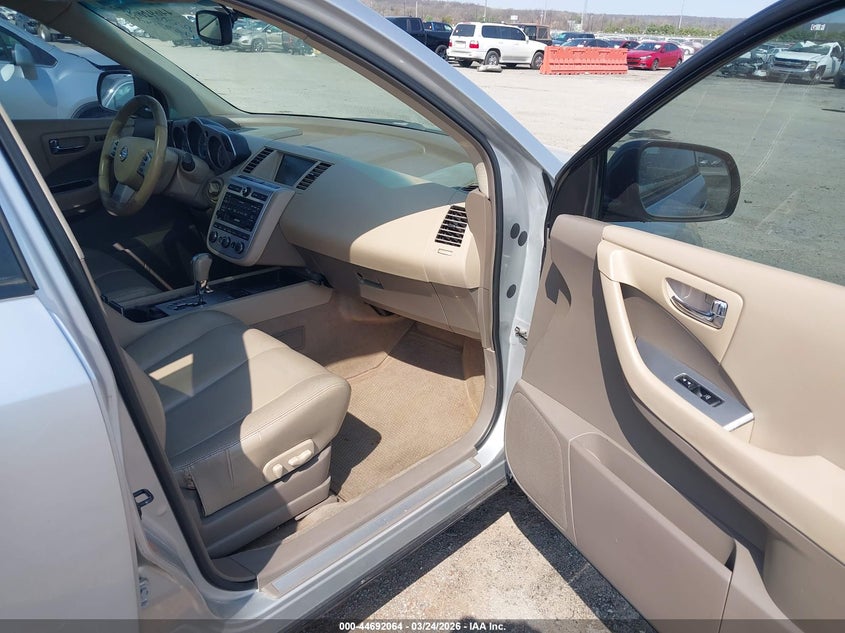 2007 Nissan Murano VIN JN8AZ08T87W500217 IAAI salvage auction — RIGHT FRONT, Clear (Oklahoma), sold $500 on 2026-07-07 (photo 5)