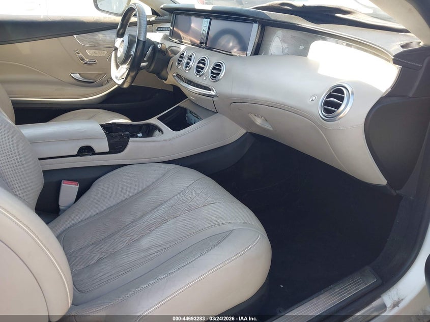 2017 Mercedes-benz S-klasse VIN WDDXK8CB1HA023674 IAAI salvage auction — FRONT END, Salvage (California), sold $14,500 on 2026-07-29 (photo 5)