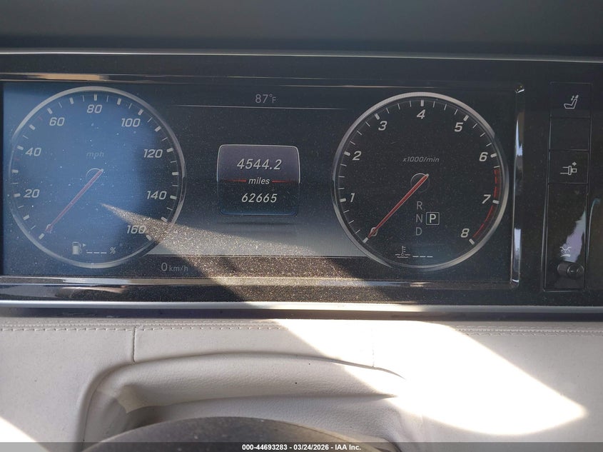 2017 Mercedes-benz S-klasse VIN WDDXK8CB1HA023674 IAAI salvage auction — FRONT END, Salvage (California), sold $14,500 on 2026-07-29 (photo 7)