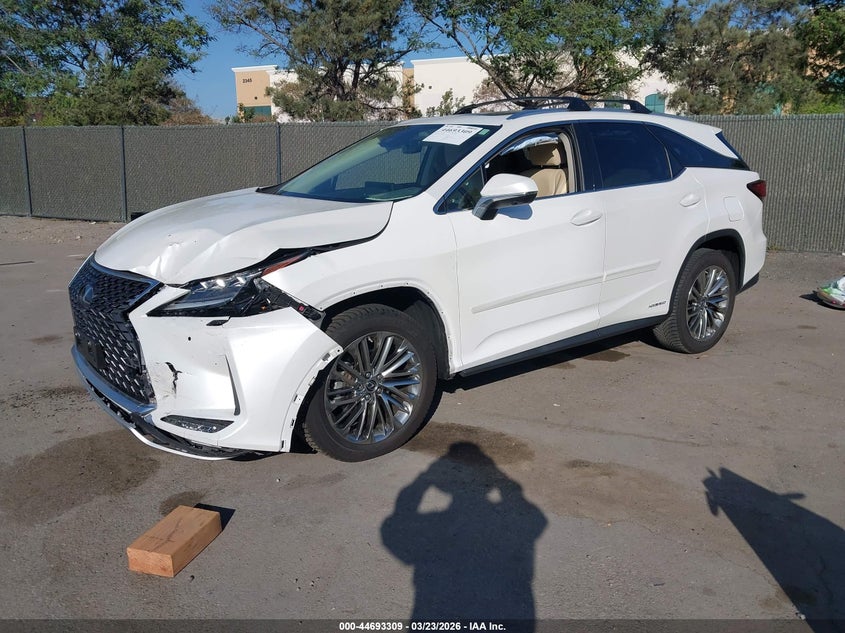 2022 Lexus Rx VIN JTJJGKFA5N2023701 IAAI salvage auction — LEFT FRONT, Wait Title, sold $21,000 on 2026-07-29 (photo 2)