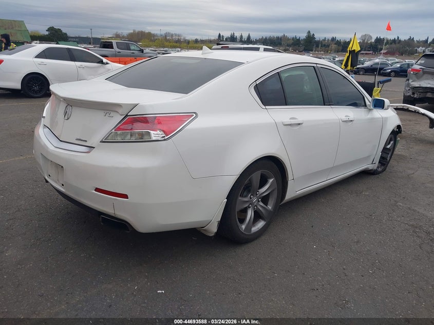 2013 Acura Tl VIN 19UUA9F52DA004896 IAAI salvage auction — FRONT END, Salvage (Oregon), sold $1,150 on 2026-07-09 (photo 4)