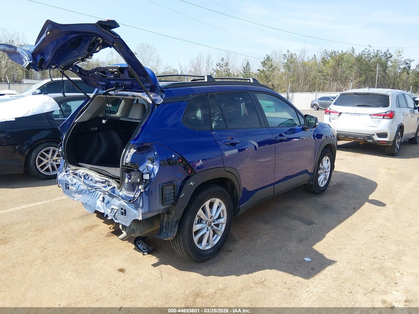 2025 Toyota Corolla cross VIN 7MUCAAAG9SV131266 IAAI salvage auction — REAR END, Wait Title, sold $8,600 on 2026-07-23 (photo 4)