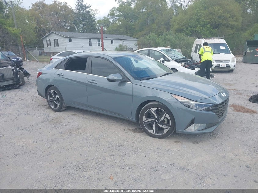 2023 Hyundai Elantra VIN KMHLP4AG3PU406137 IAAI salvage auction — REAR END, Wait Title, sold $5,600 on 2026-07-26 (photo 1)
