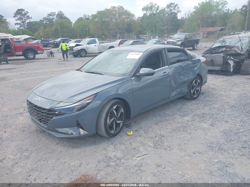 2023 Hyundai Elantra VIN KMHLP4AG3PU406137 IAAI salvage auction — REAR END, Wait Title, sold $5,600 on 2026-07-26 (photo 2)