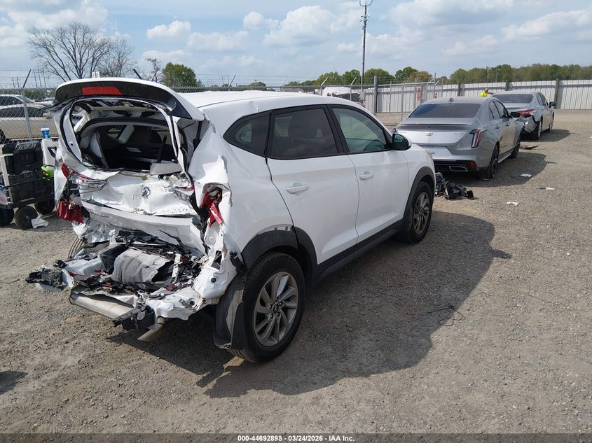 2018 Hyundai Tucson VIN KM8J23A49JU694386 IAAI salvage auction — REAR END, Certificate Of Destruction (Florida), sold $2,775 on 2026-07-08 (photo 4)