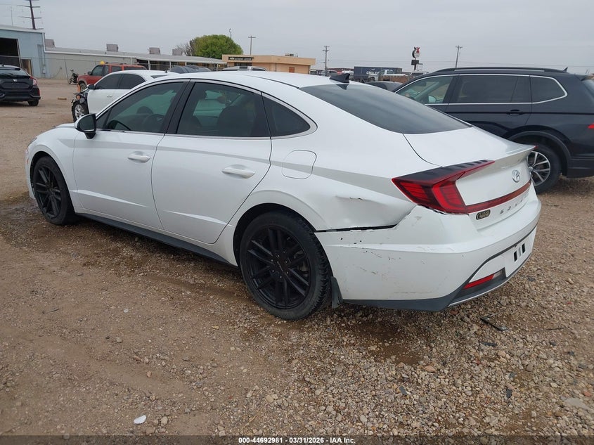 2020 Hyundai Sonata VIN 5NPEG4JAXLH030520 IAAI salvage auction — HAIL, Original (Texas), sold $2,750 on 2026-07-29 (photo 3)