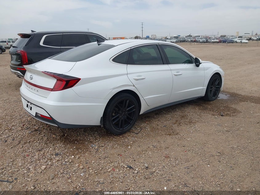 2020 Hyundai Sonata VIN 5NPEG4JAXLH030520 IAAI salvage auction — HAIL, Original (Texas), sold $2,750 on 2026-07-29 (photo 4)