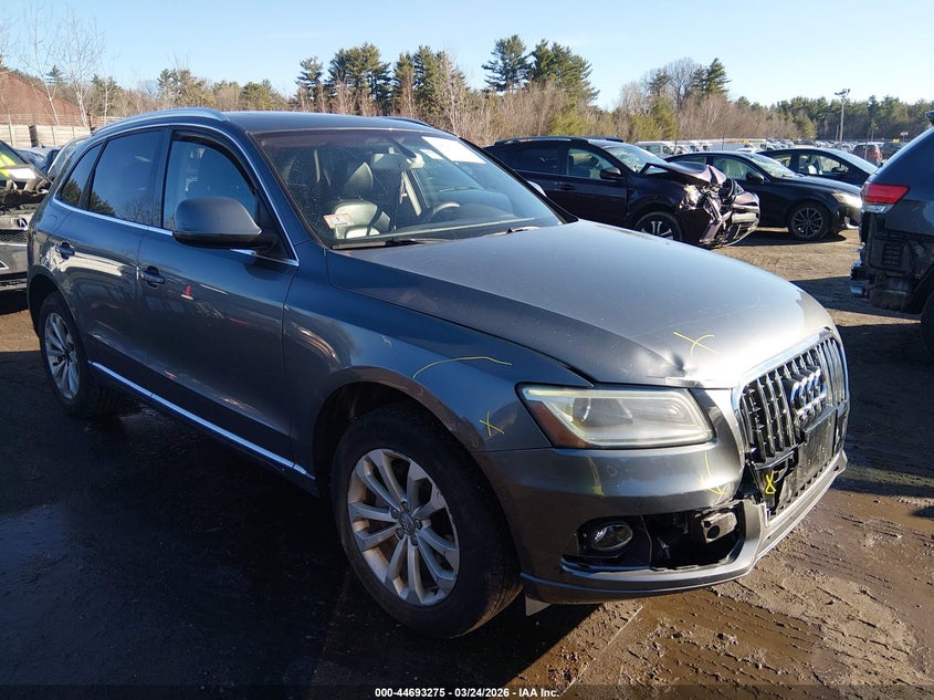 2013 Audi Q5 VIN WA1LFAFP5DA008823 IAAI salvage auction — FRONT END, Salvage (Massachusetts), sold $850 on 2026-07-31 (photo 1)