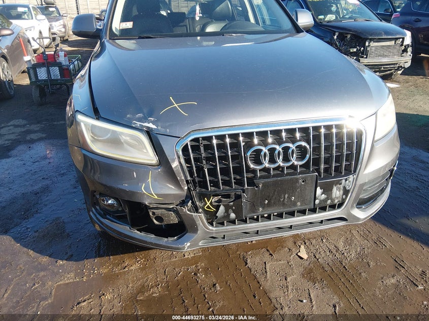 2013 Audi Q5 VIN WA1LFAFP5DA008823 IAAI salvage auction — FRONT END, Salvage (Massachusetts), sold $850 on 2026-07-31 (photo 6)