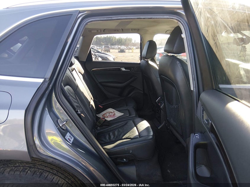 2013 Audi Q5 VIN WA1LFAFP5DA008823 IAAI salvage auction — FRONT END, Salvage (Massachusetts), sold $850 on 2026-07-31 (photo 8)