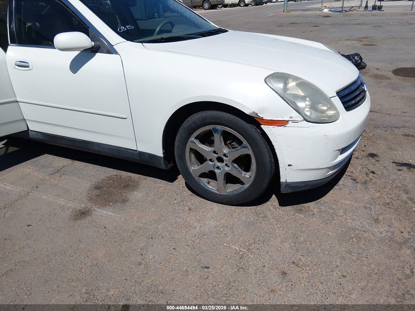 2003 Infiniti G VIN JNKCV51E53M300389 IAAI salvage auction — LEFT & RIGHT, Salvage (New Mexico), sold $475 on 2026-07-08 (photo 6)