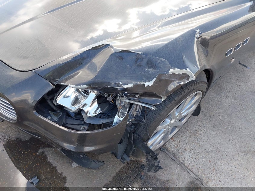2007 Maserati Quattroporte VIN ZAMFE39A470028379 IAAI salvage auction — LEFT FRONT, Salvage (Texas), sold $1,425 on 2026-07-09 (photo 6)
