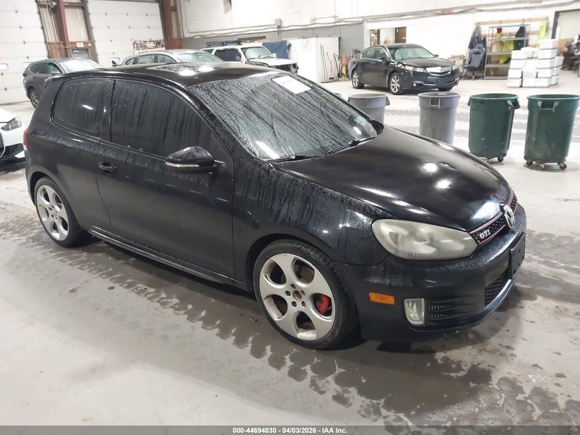 2011 Volkswagen Gti VIN WVWFV7AJ8BW213340 IAAI salvage auction — MECHANICAL, Salvage (Texas), sold $500 on 2026-07-08 (photo 1)
