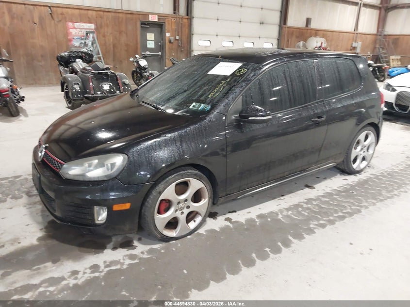2011 Volkswagen Gti VIN WVWFV7AJ8BW213340 IAAI salvage auction — MECHANICAL, Salvage (Texas), sold $500 on 2026-07-08 (photo 2)