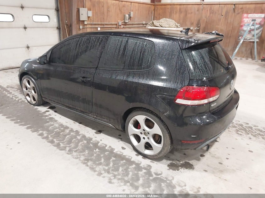 2011 Volkswagen Gti VIN WVWFV7AJ8BW213340 IAAI salvage auction — MECHANICAL, Salvage (Texas), sold $500 on 2026-07-08 (photo 3)