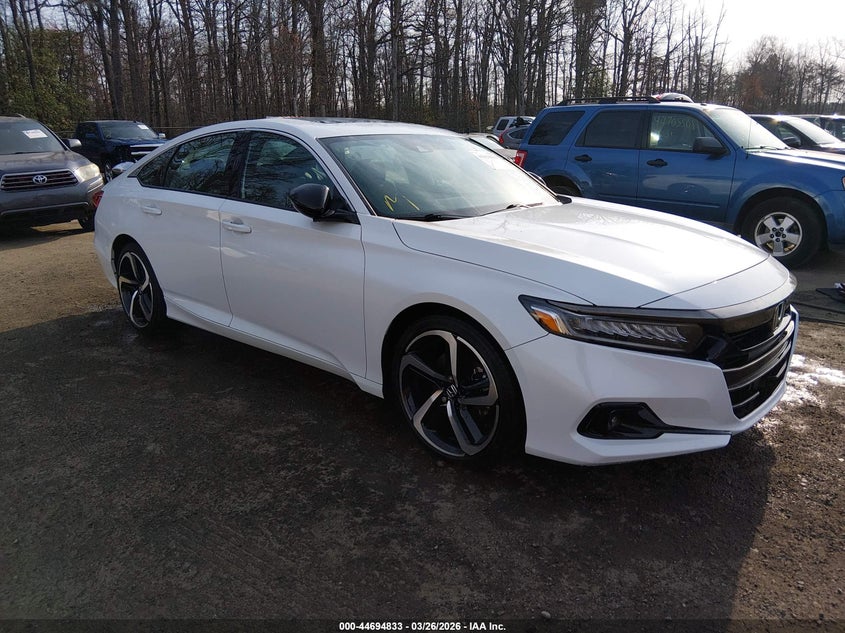 2021 Honda Accord VIN 1HGCV2F31MA020626 — IAAI salvage auction photo