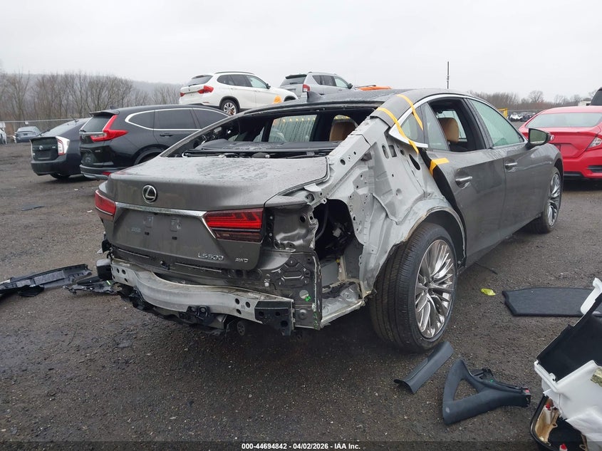 2023 Lexus Ls VIN JTHD51GF3P5011041 IAAI salvage auction — REAR END, Salvage (New Jersey), sold $24,100 on 2026-07-20 (photo 6)