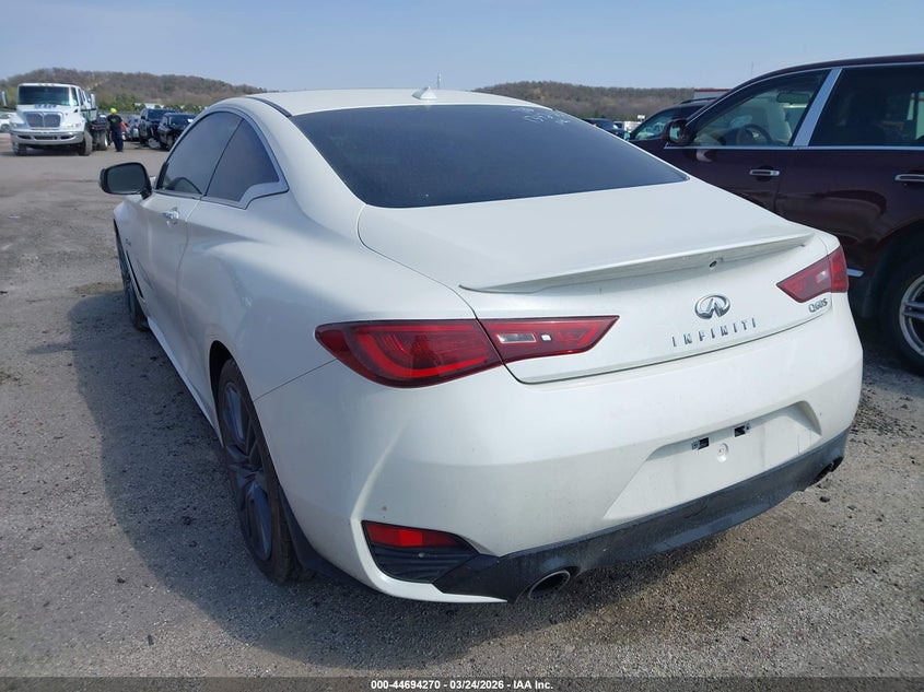 2017 Infiniti Q60 VIN JN1FV7EK6HM610975 IAAI salvage auction — FRONT END, Wait Title, sold $5,700 on 2026-07-09 (photo 3)
