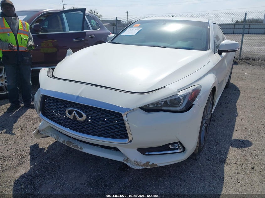 2017 Infiniti Q60 VIN JN1FV7EK6HM610975 IAAI salvage auction — FRONT END, Wait Title, sold $5,700 on 2026-07-09 (photo 6)