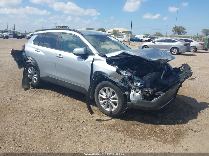 2024 Toyota Corolla cross VIN 7MUCAABG5RV086142 IAAI salvage auction — REAR END, Salvage (Texas), sold $3,950 on 2026-07-15 (photo 1)